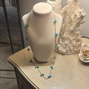 Elegant Turquoise Beaded Necklace